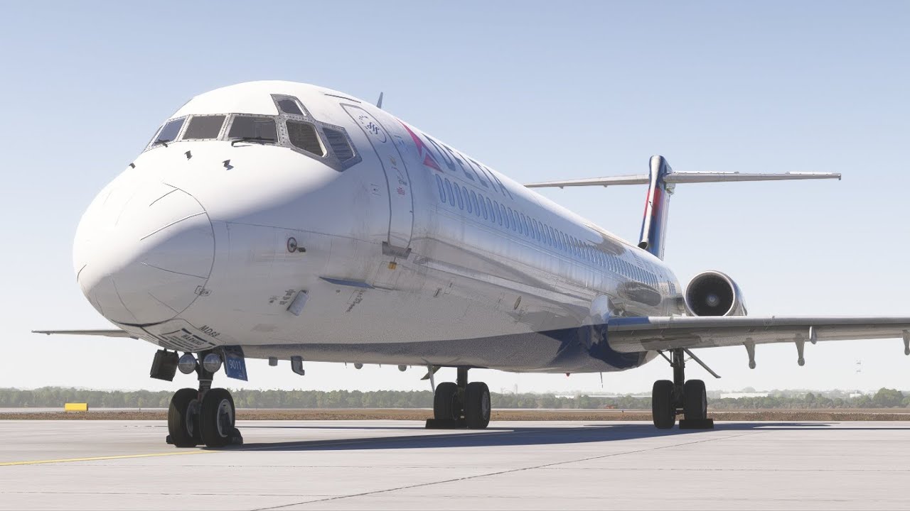 First look at the Leonardo McDonnell Douglas MD-88 in Flight Simulator 2024