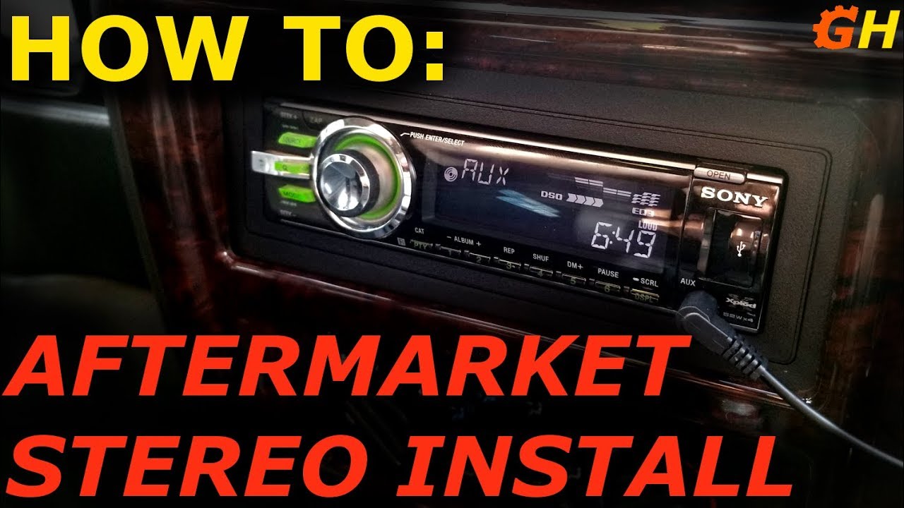 How To Install A Stereo! | XJ Jeep Cherokee 1997-2001