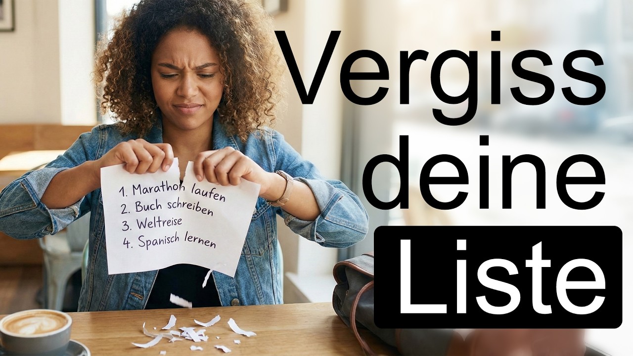 Hör auf, dir Ziele für 2026 zu setzen. Mach stattdessen das