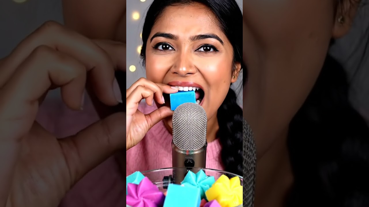 AI Girl Eating Soap | Oddly Satisfying ASMR Sounds | AI Relax Hub