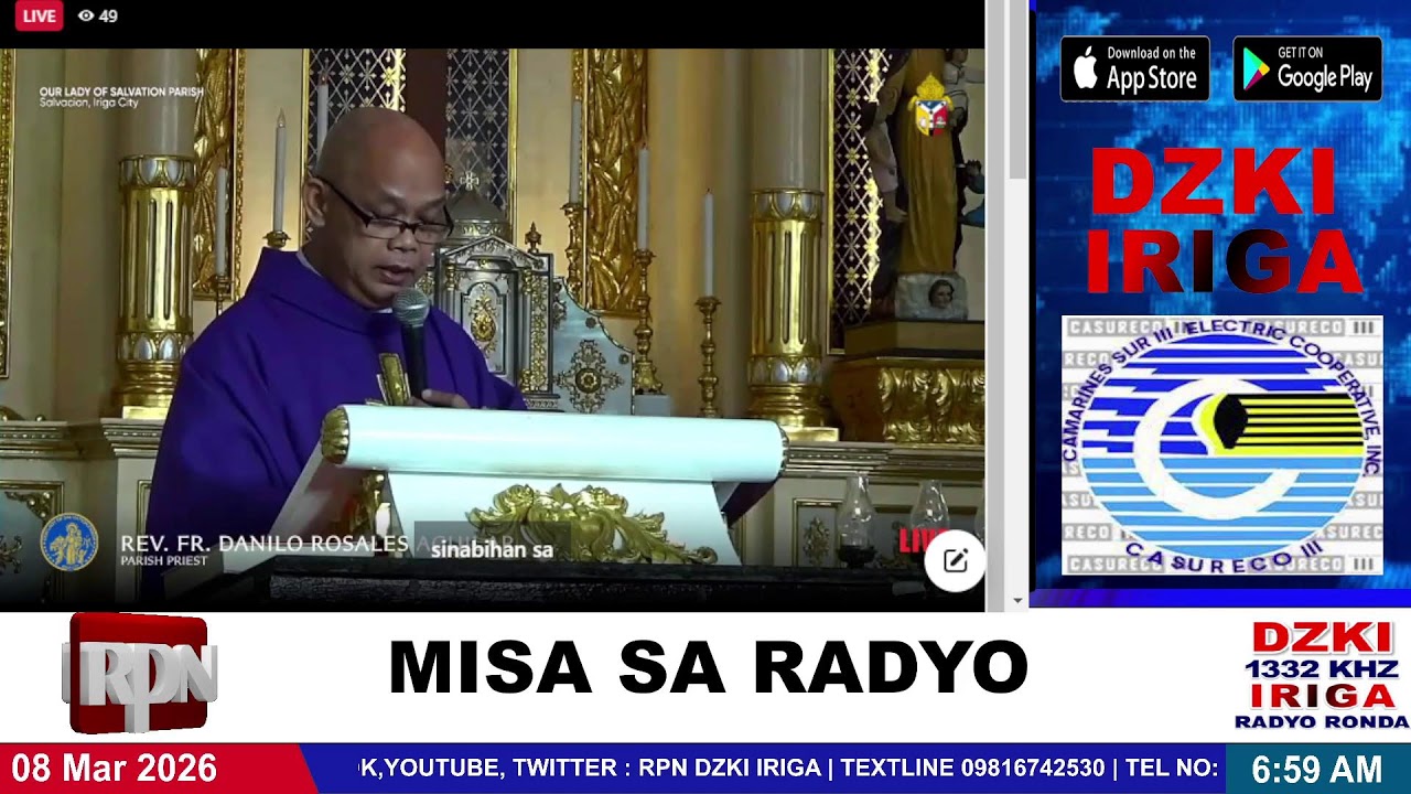 |MISA SA RADYO | MARCH 8, 2026