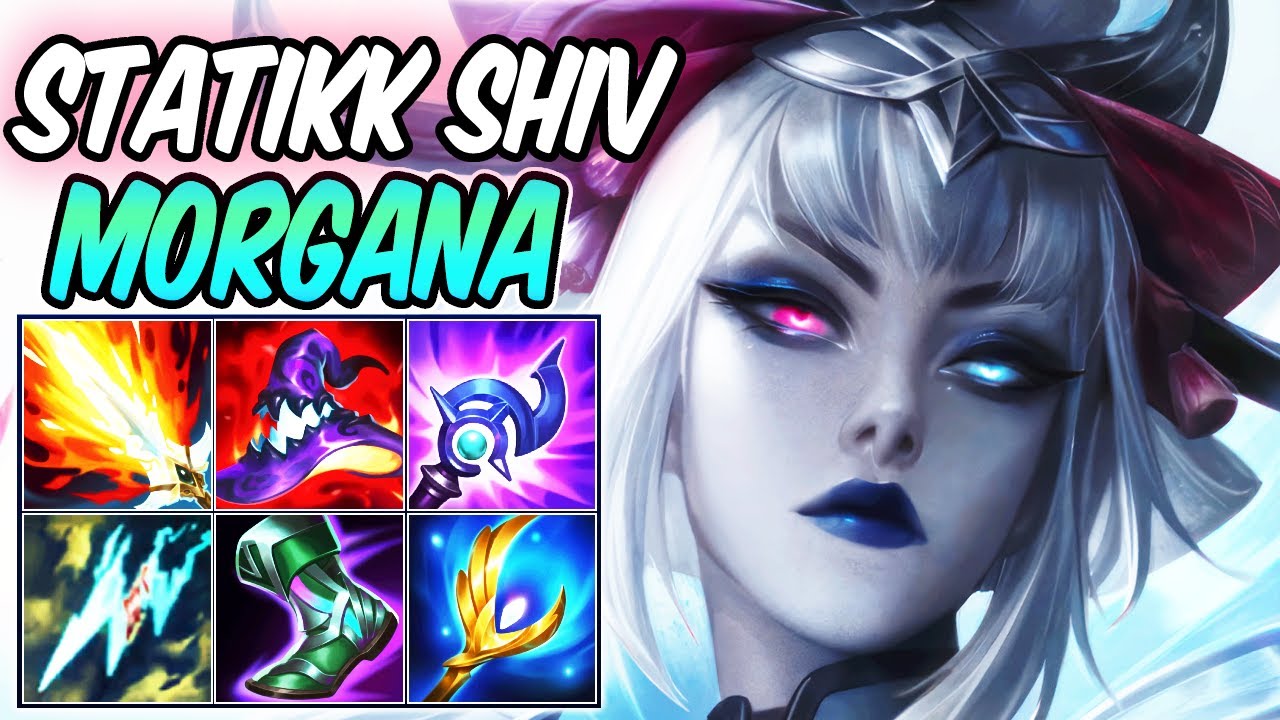 STATIKK SHIV MORGANA MID FULL BURST - INSANE WAVECLEAR | Snow Moon Morgana | League of Legends