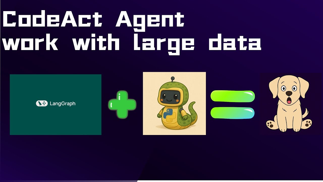 CodeAct Agent to work with large data set
