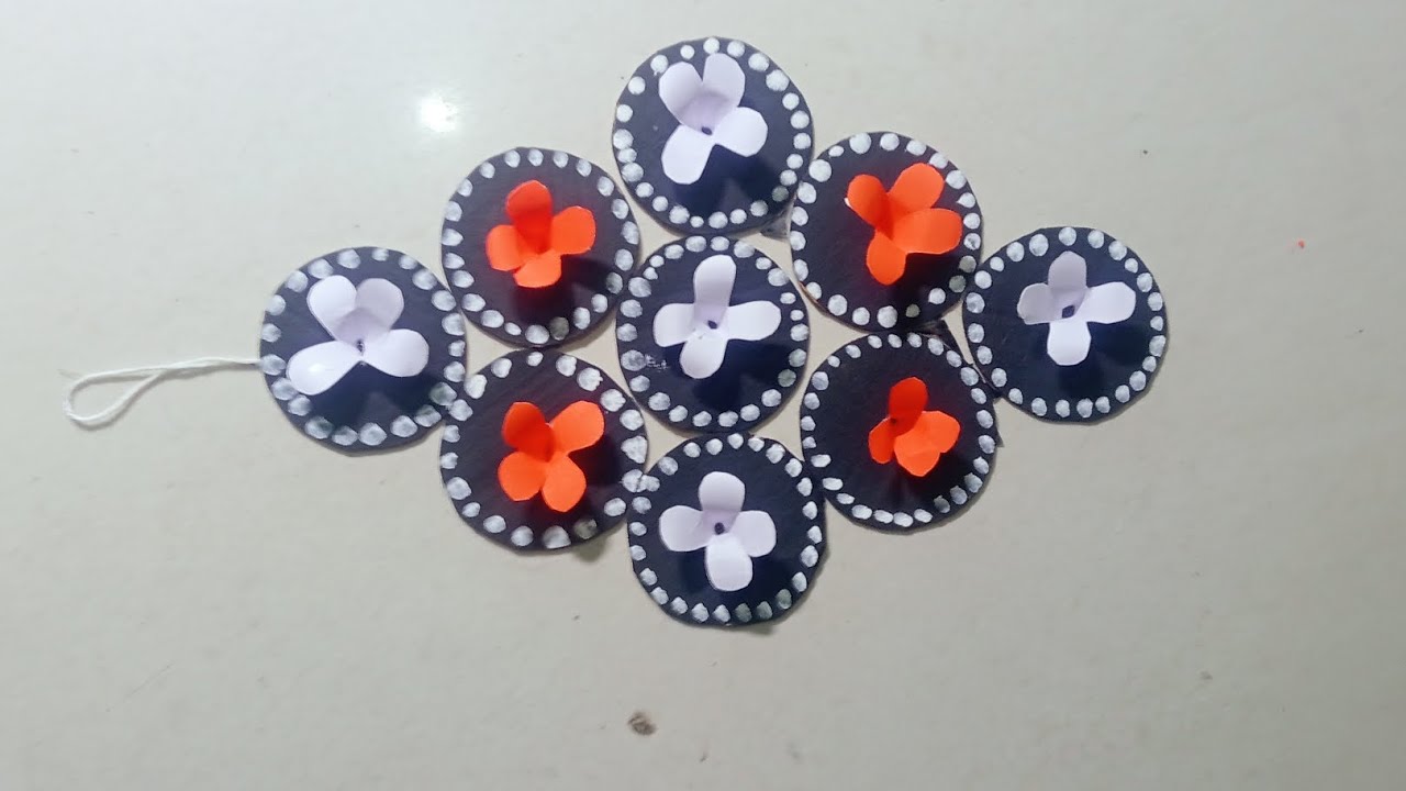 Sirf Paper Se Banaya Cute Wall Hanging 🏵️ | DIY Home Decor