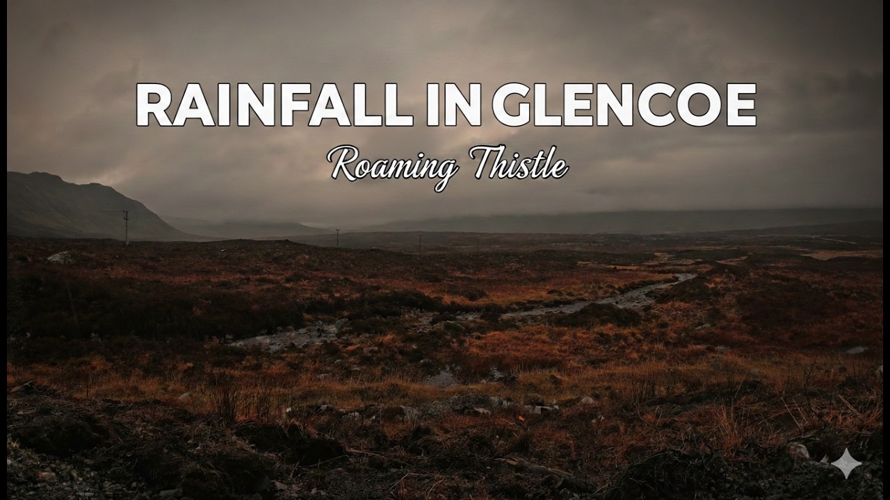 Rainfall in Glencoe: 4 Hours of Natural Highland Ambience (No Music) |