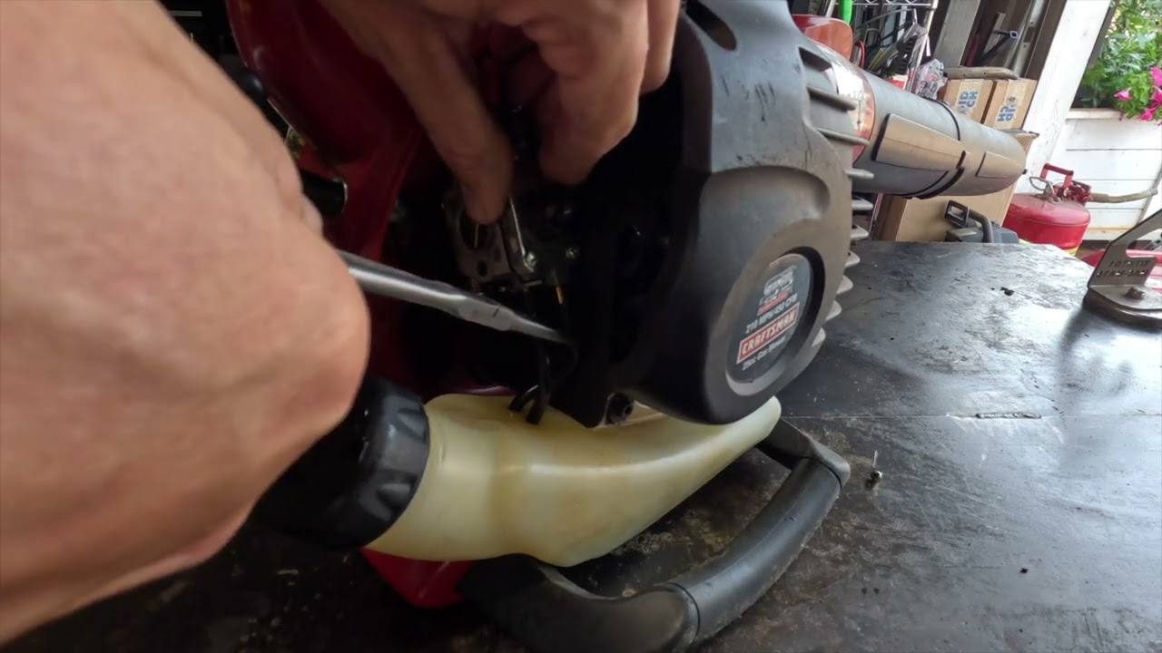 Craftsman Blower Band Fuel Line Install