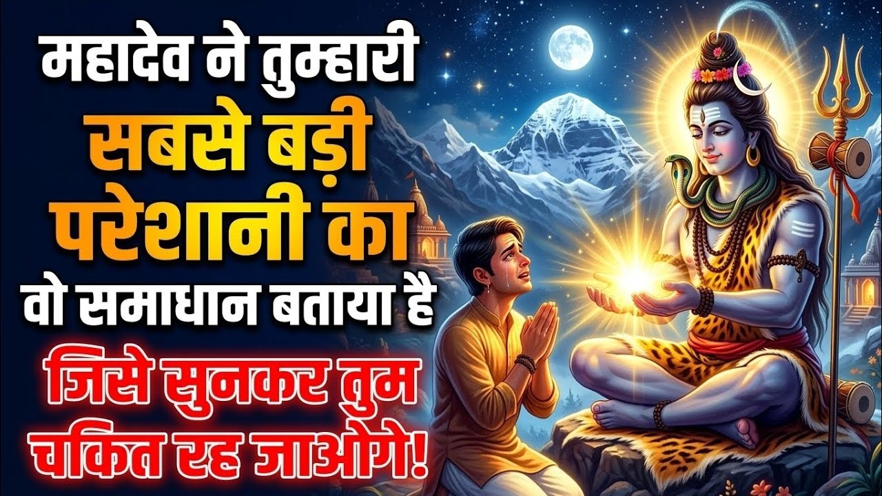 महादेव ने तुम्हारी सबसे बड़ी परेशानी का वो समाधान बताया है | Mahadev Ka Sandesh