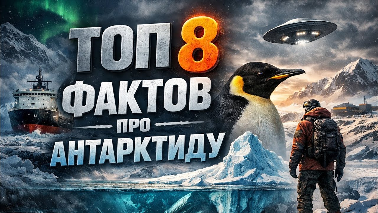 АНТАРКТИДА: 8 фактов, которые меняют представление о белом континенте😱