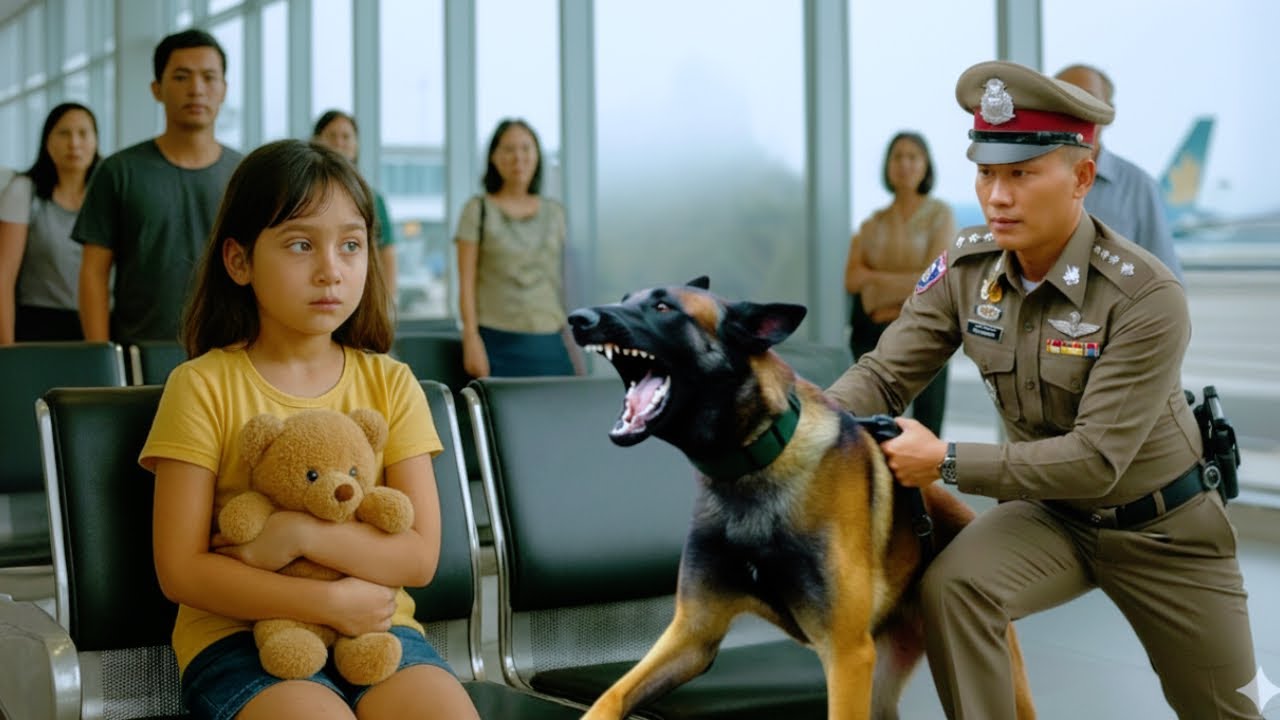 ช็อกสนามบิน! สุนัขตำรวจเห่าคลั่งใส่เด็กหญิง ระบบเตือนภัยถูกเปิดด่วน