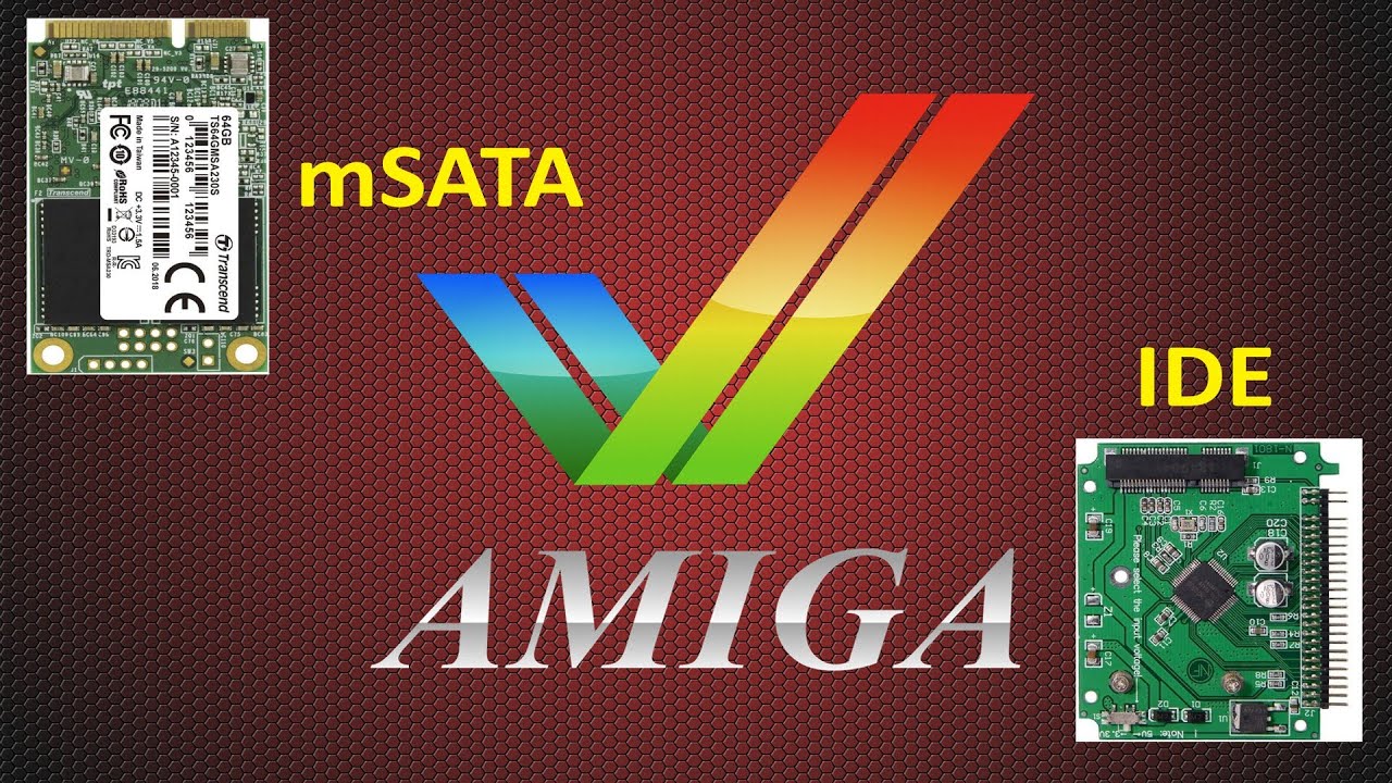 Add the readily available and cheap mSATA Solid State Drives to your Amiga!