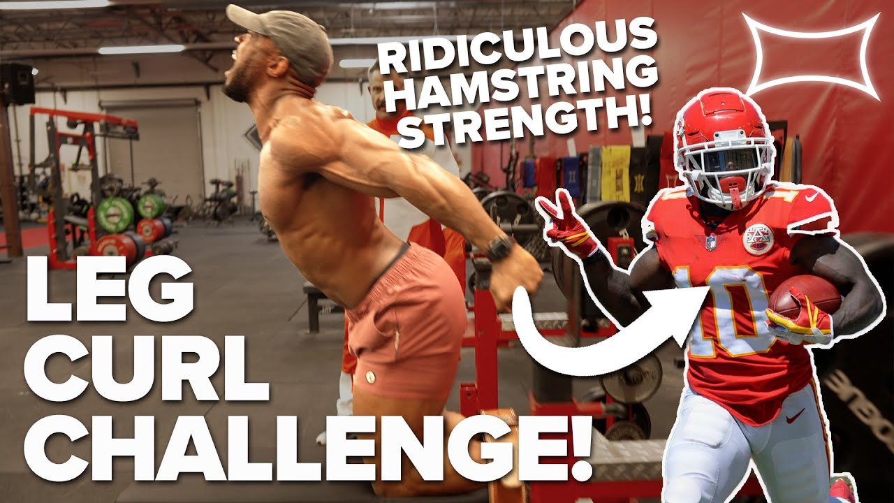 Nsima Inyang Beats Tyreek Hill's Record on Nordic Leg Curls