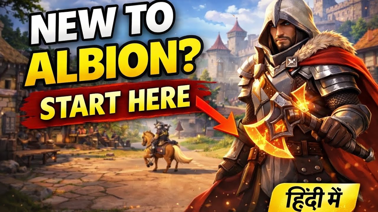 Albion Online Beginner Guide 2026 [part 1] | Complete Start Guide in Hindi