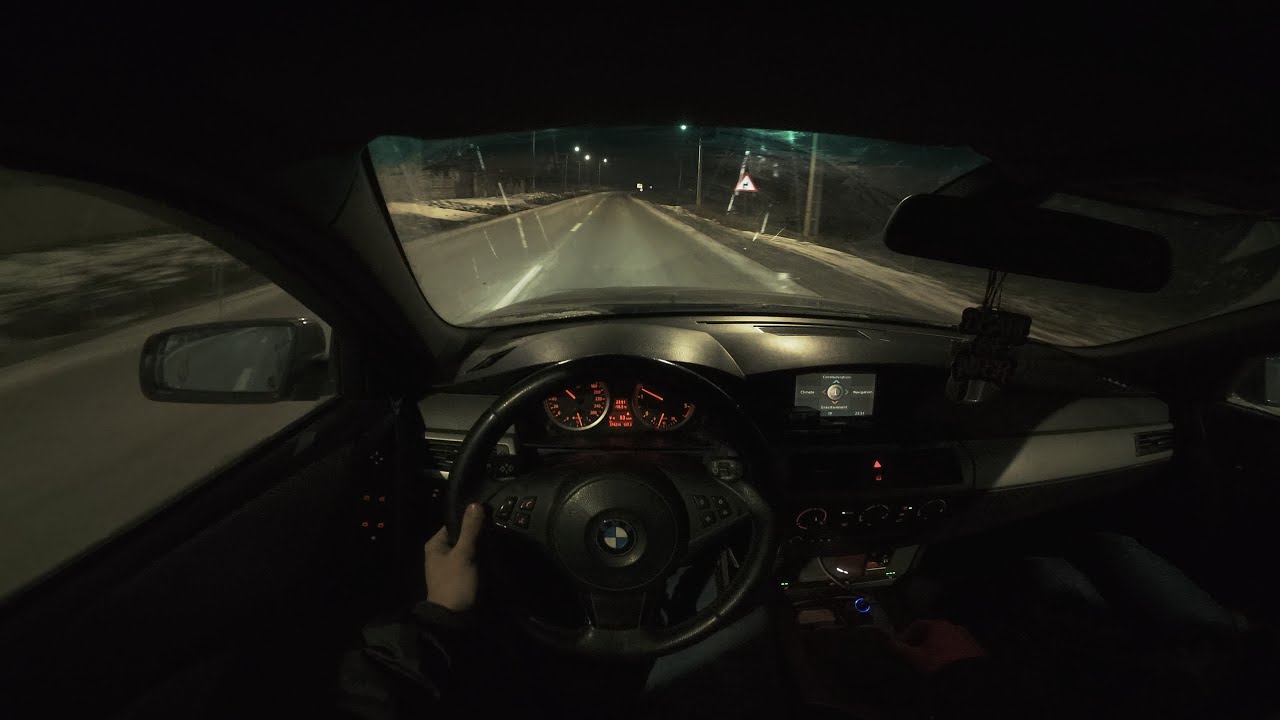 POV Midnight Run | BMW 525D | Hard Pulls & Clean Corners
