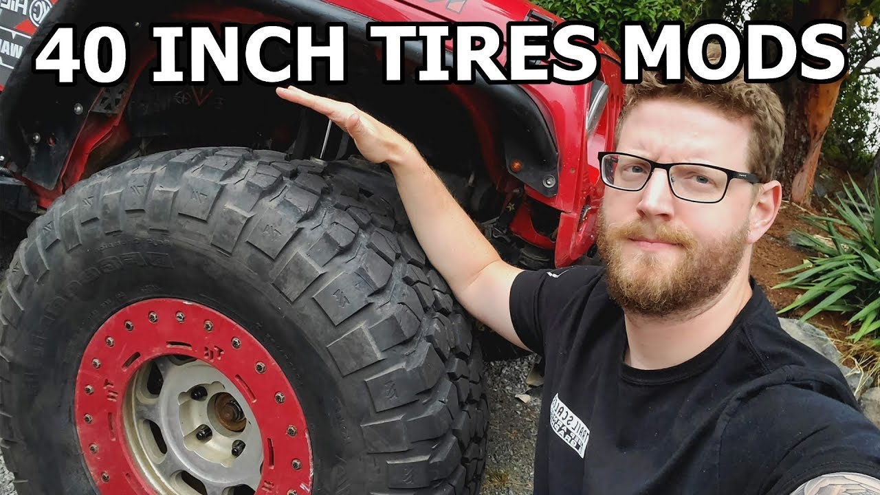 BEST MODS for Running 40 INCH TIRES  on Jeep Wrangler JK