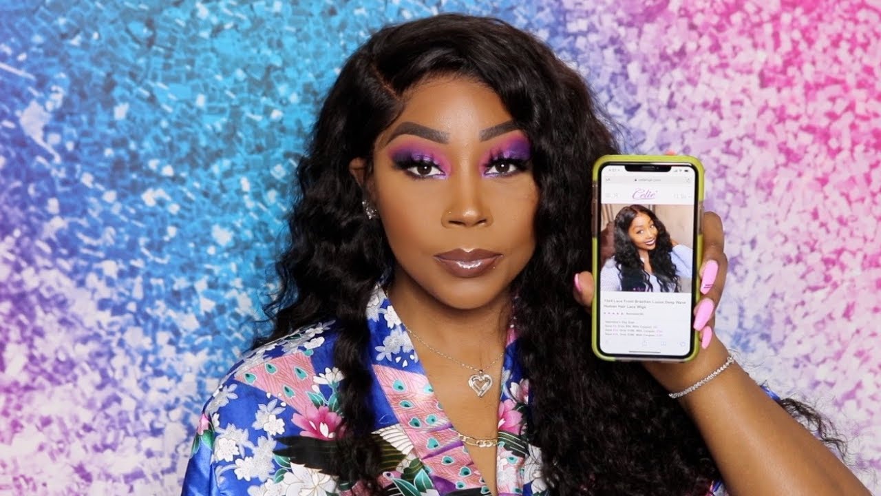 HAIR EXPERIMENT ft CELIE HAIR || 13x4 LACE FRONT FRONT BRAZILIAN LOOSE DEEP WAVE || RhythmNBeauty