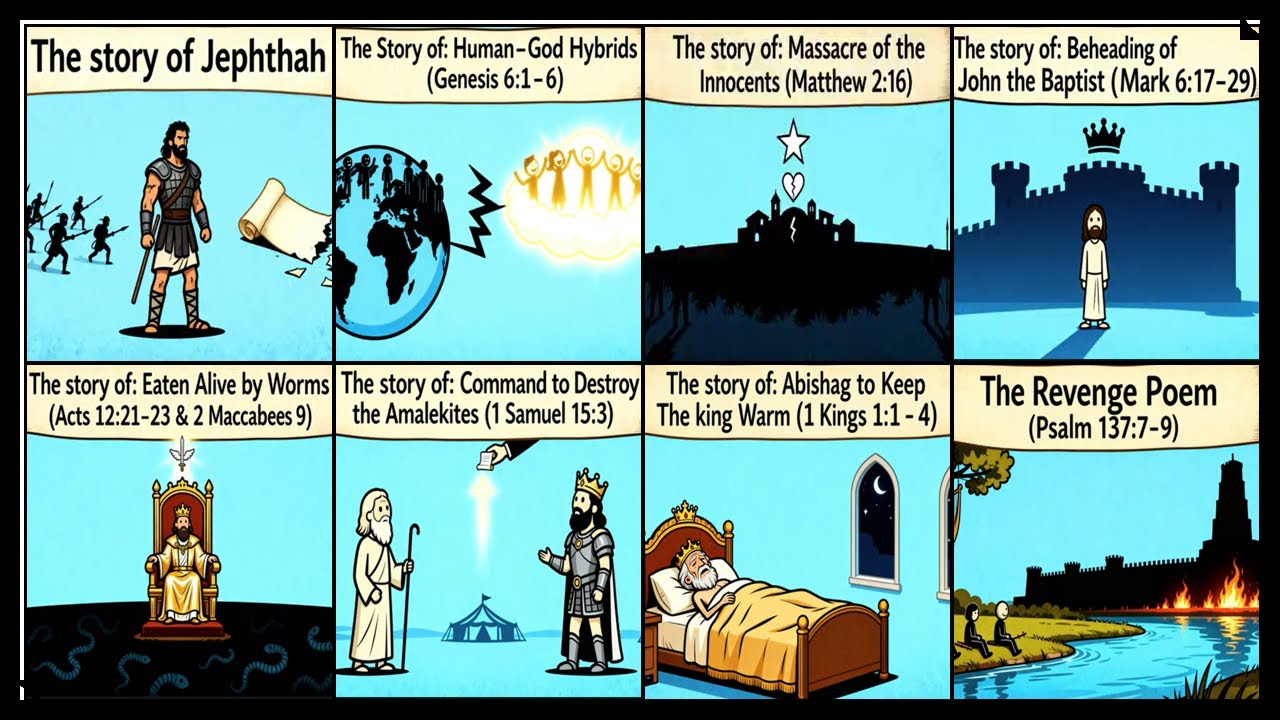 Every Bible story too wild for Sunday school explained PART 2
