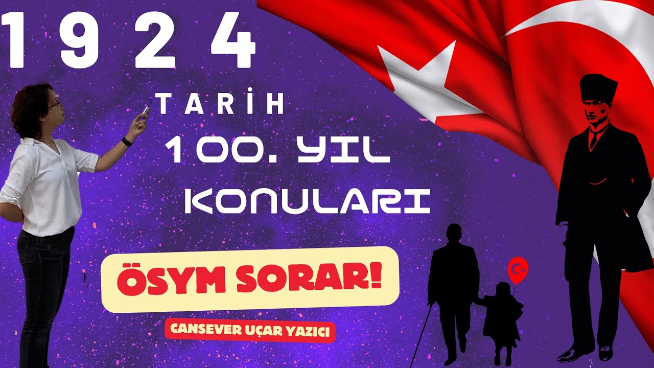 KPSS TARİH 100. YIL VİDEOSU - 1924 YILINDA TÜRKİYE CUMHURİYETİ  -2- TEVHİD-İ TEDRİSAT KANUNU