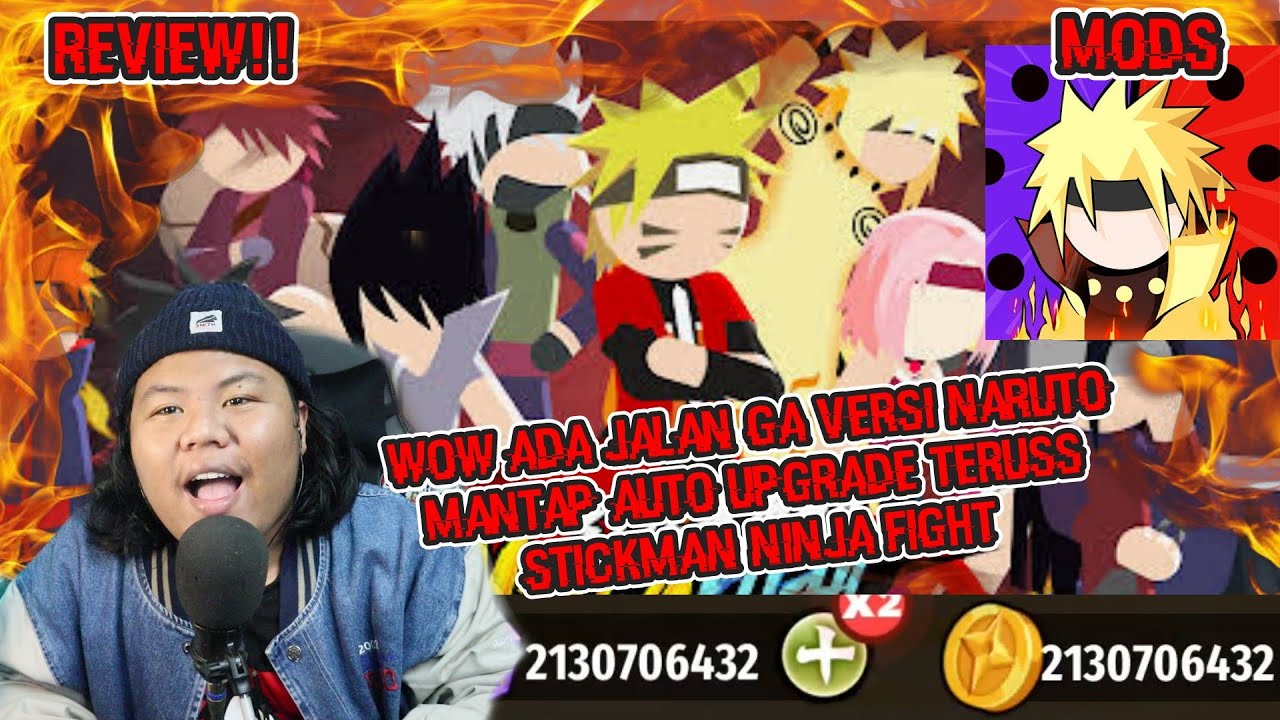 WOW TERNYATA ADA VERSI NARUTO JUGA STICKMAN NINJA OFFLINE UDAH ITU  JUGA MANTAP