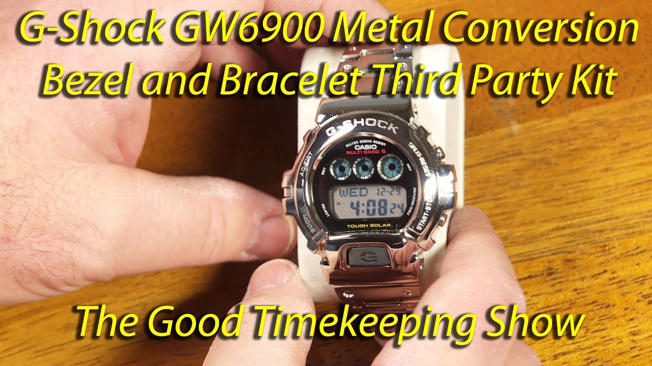 Casio G-Shock GW6900 Металлическая версия безеля и браслета