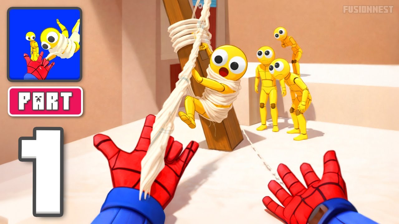 Ragdoll Capture - Gameplay Walkthrough Part 1 - Grab Bodies Lock Down (iOS, Android)
