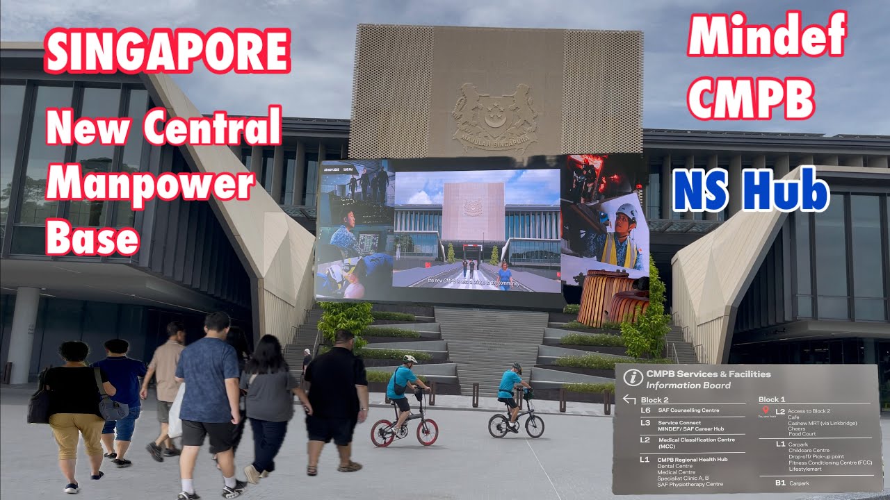 SINGAPORE MINISTRY OF DEFENCE NEW CENTRAL MANPOWER BASE LOOK UPDATE (mindef cmpb) 4k