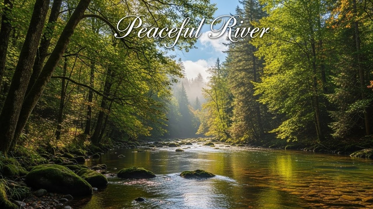 Flowing River Ambience 🌊 Peaceful Sound for Meditation, Focus, and Deep Relaxation #374