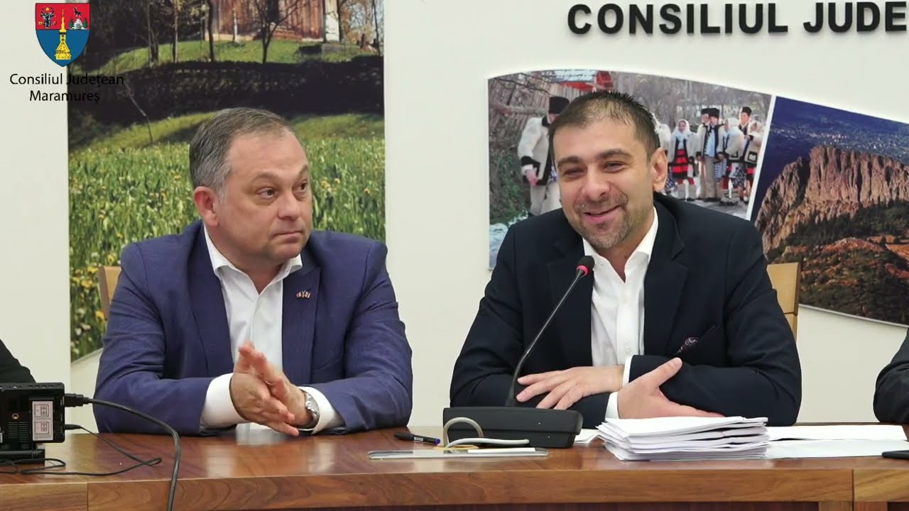Şedinţa ordinară a Consiliului Judeţean Maramureş din 26.11.2024