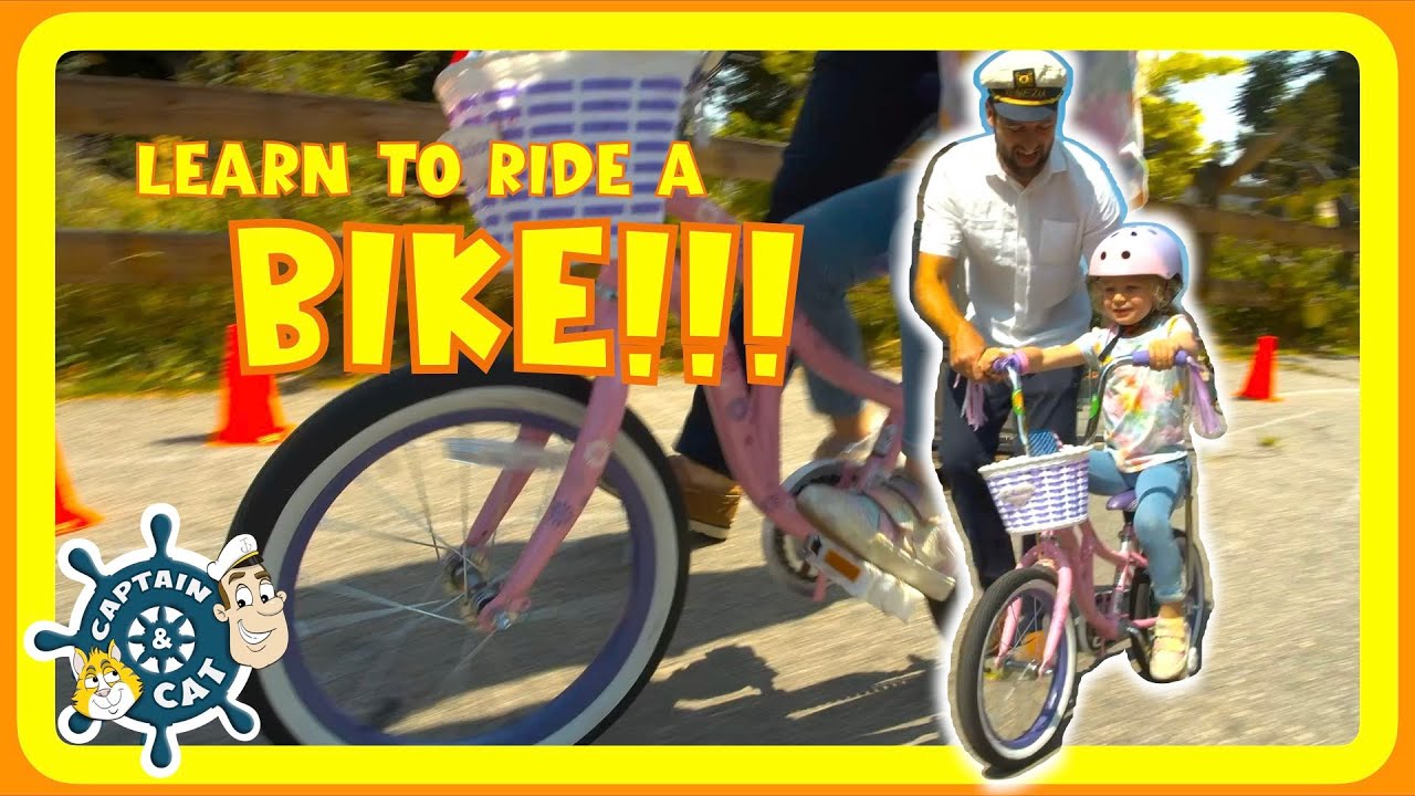 Learn to Ride a Bike! Captain & Cat visit Pedalheads Bike Camp!