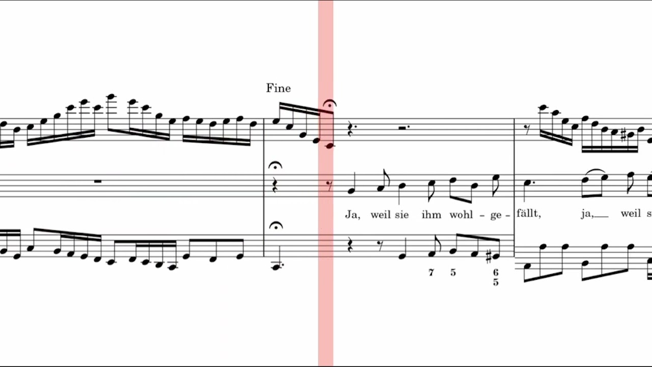 BWV 202.3 “Phöbus eilt mit schnellen Pferden” + Counterpoint (Violin)