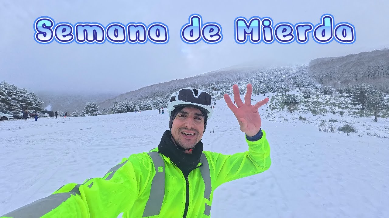 Semana de mierda ❄ pues yo a disfrutar de la bici