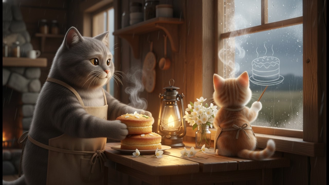 Funny Cat Moments: Jasmine on a Rainy Day - The Secret Cake