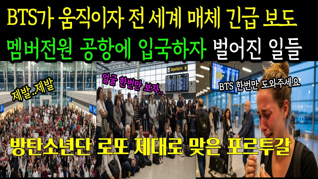 BTS가 공항에 뜬 것만으로 나라가 마비됐습니다 l 공연도 없는 나라에서 벌어진 일 l 해외반응