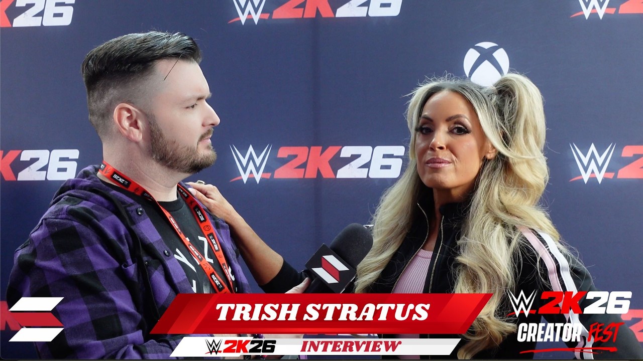 TRISH STRATUS CALLS OUT BECKY LYNCH (WWE 2K26 CREATOR FEST)