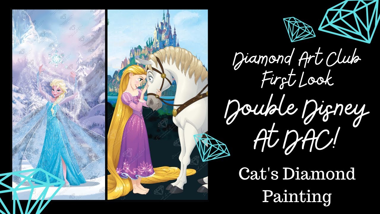 Diamond Art Club Double Disney Sneak Peek/First Look! | Rapunzel & Maximus And Elsa