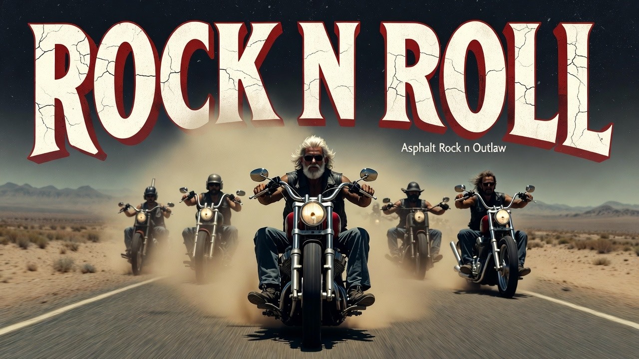 Asphalt Rock n Outlaw 🇺🇸🔥 American Rock n Roll Long Ride Playlis
