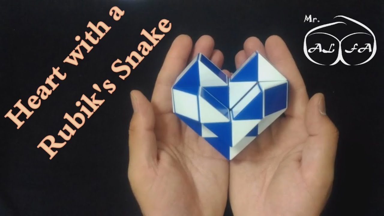 How To Make Heart With Rubik's Snake | Mr. ALFA