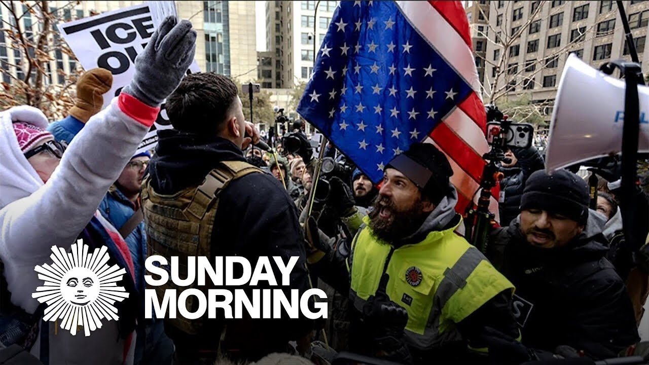 Anti-ICE protesters face off against supporters of immigration crackdown