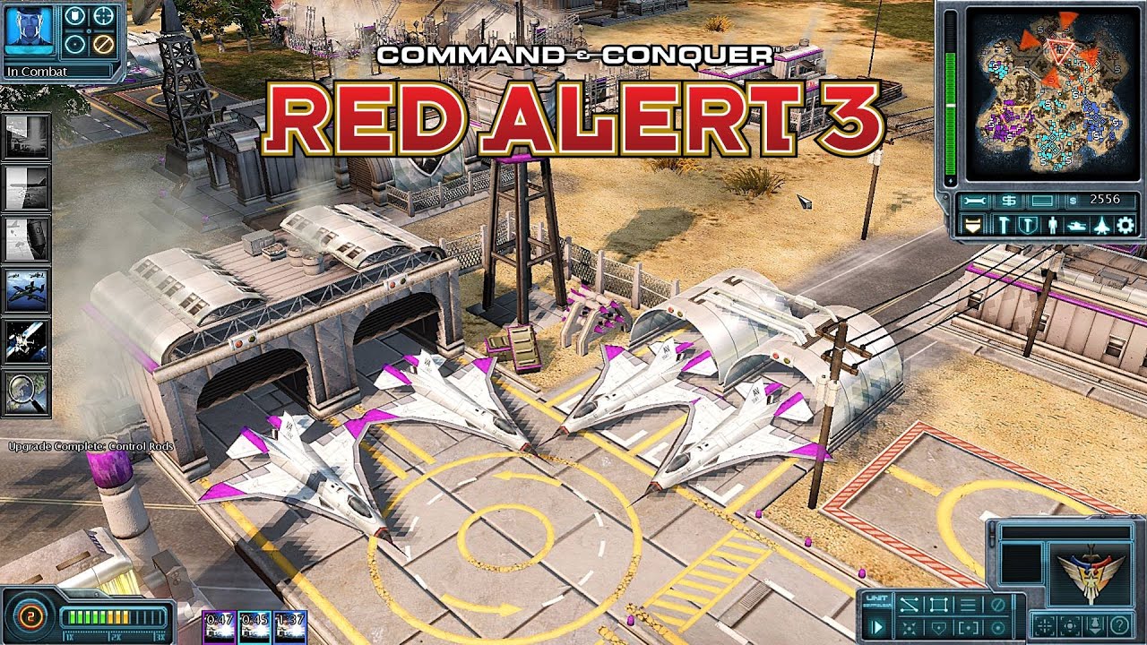 Red Alert 3 Generals Evolution MOD Геймплей США против GLA | Мощные военно-воздушные силы!