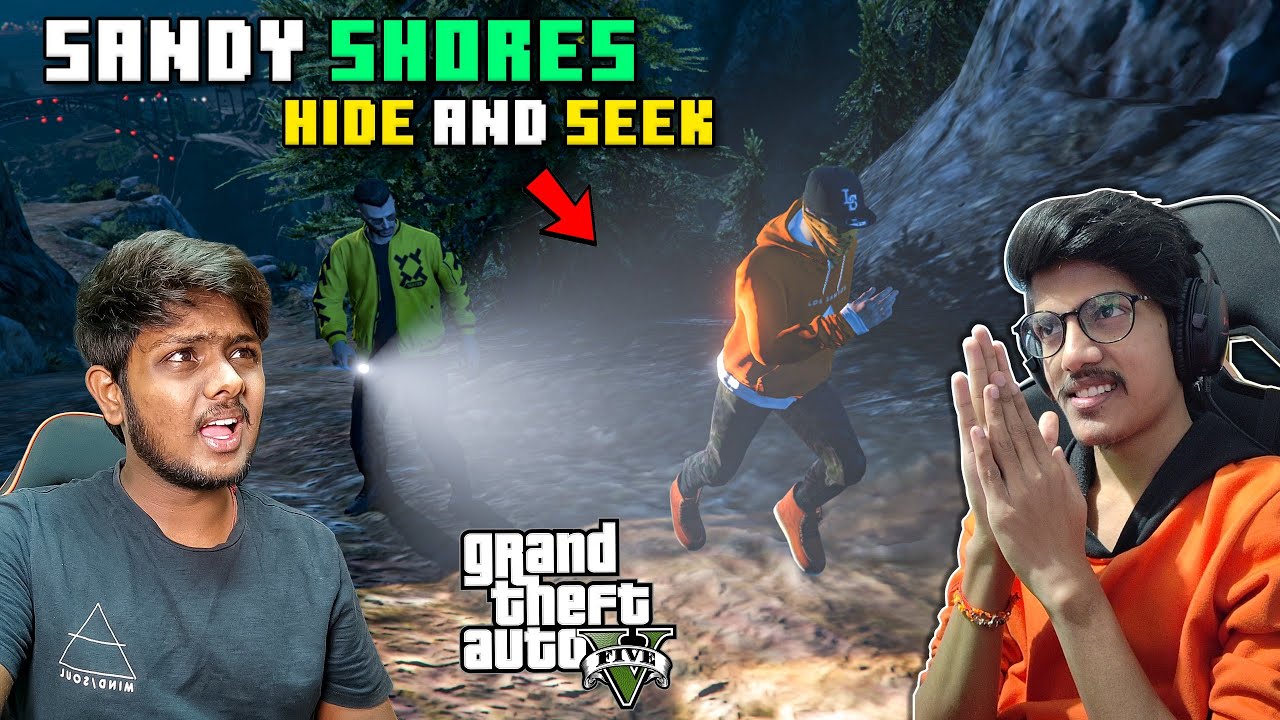Hide And Seek In Sandy Shores With Ravi Anna In Gta5 | GTA 5 In Telugu | GMK GAMER
