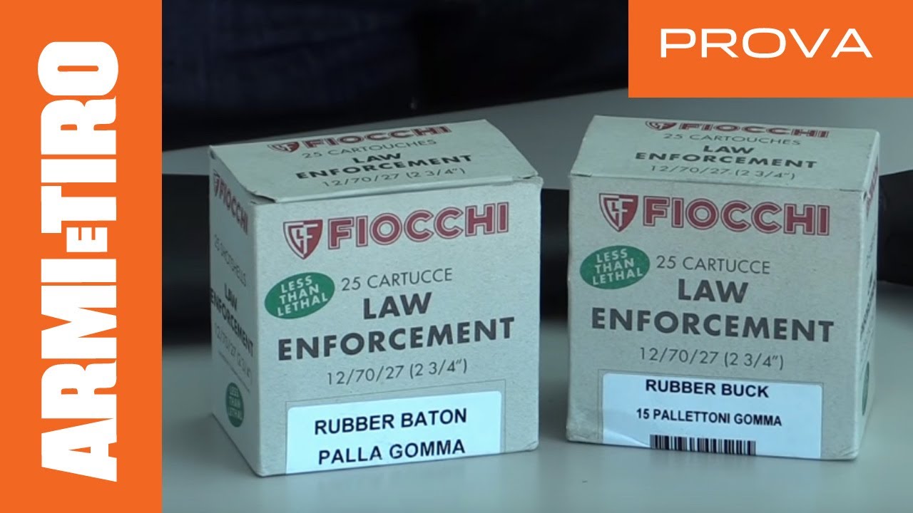 Fiocchi less than lethal calibro 12 - La prova a fuoco - Armi e Tiro