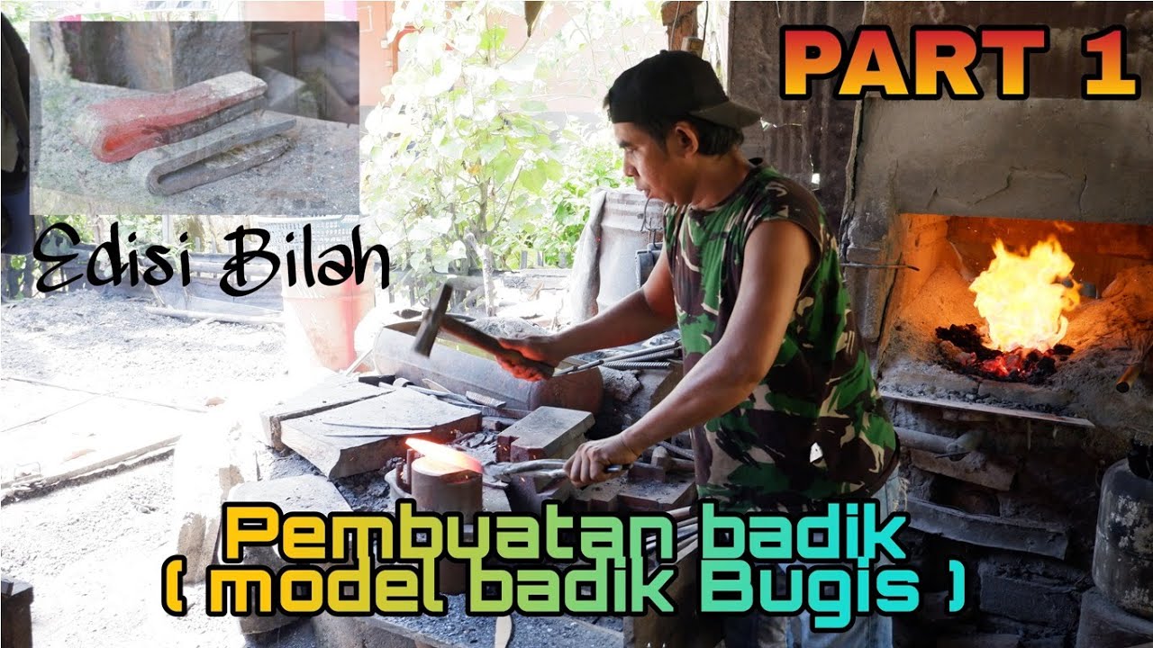 Pembuatan badik (mode badik Bugis ) dengan pamor yang menawan - Part 1 - Edisi Bilah- Many Subs