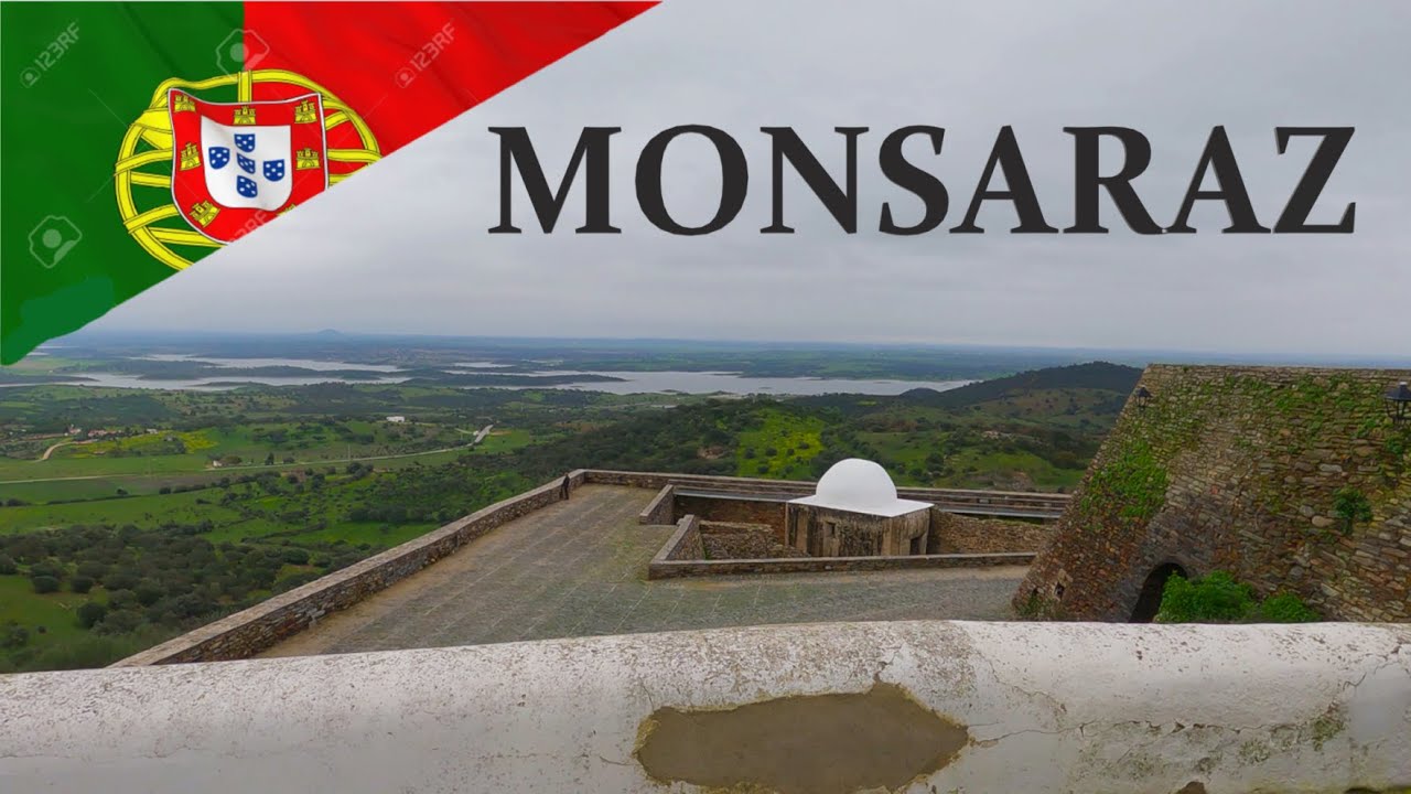 АВТОМОБИЛЬ в МОУРА-КАСТЕЛУ-ДЕ-МОНСАРАС, округ Эвора, Алентежу, ПОРТУГАЛИЯ I 4K 60 кадров в секунду