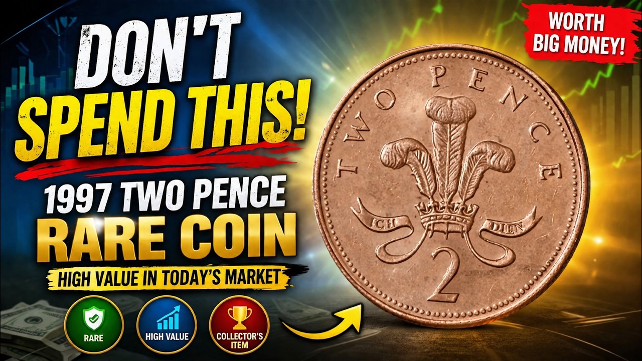 1997 United Kingdom 2 Pence Coin Value? 💰 Rare UK Two Pence Coin Worth Money? Don't Spend This!