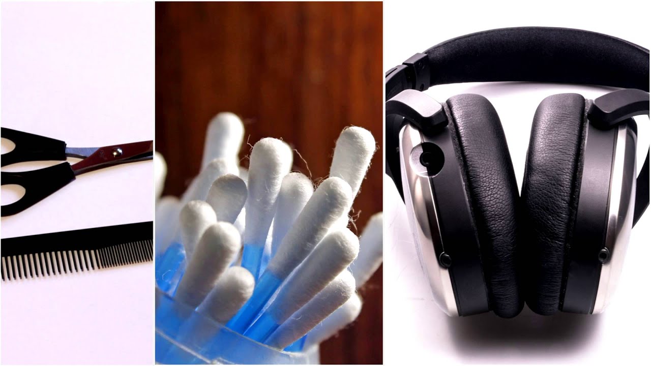 (3D binaural sound) Multi-layered sounds (ear cleaning, cupping, haircut)