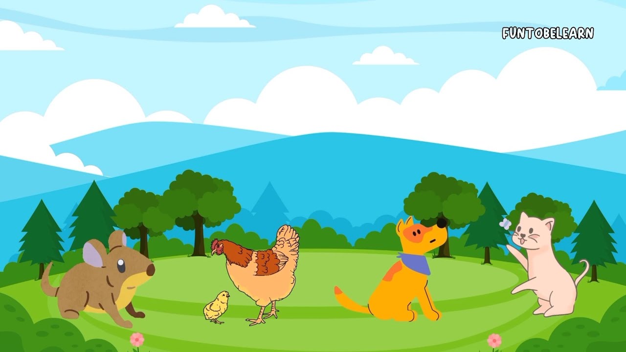 Animal Sounds Song (1) - @Funtobelearn #animalsounds #animalsong #preschool