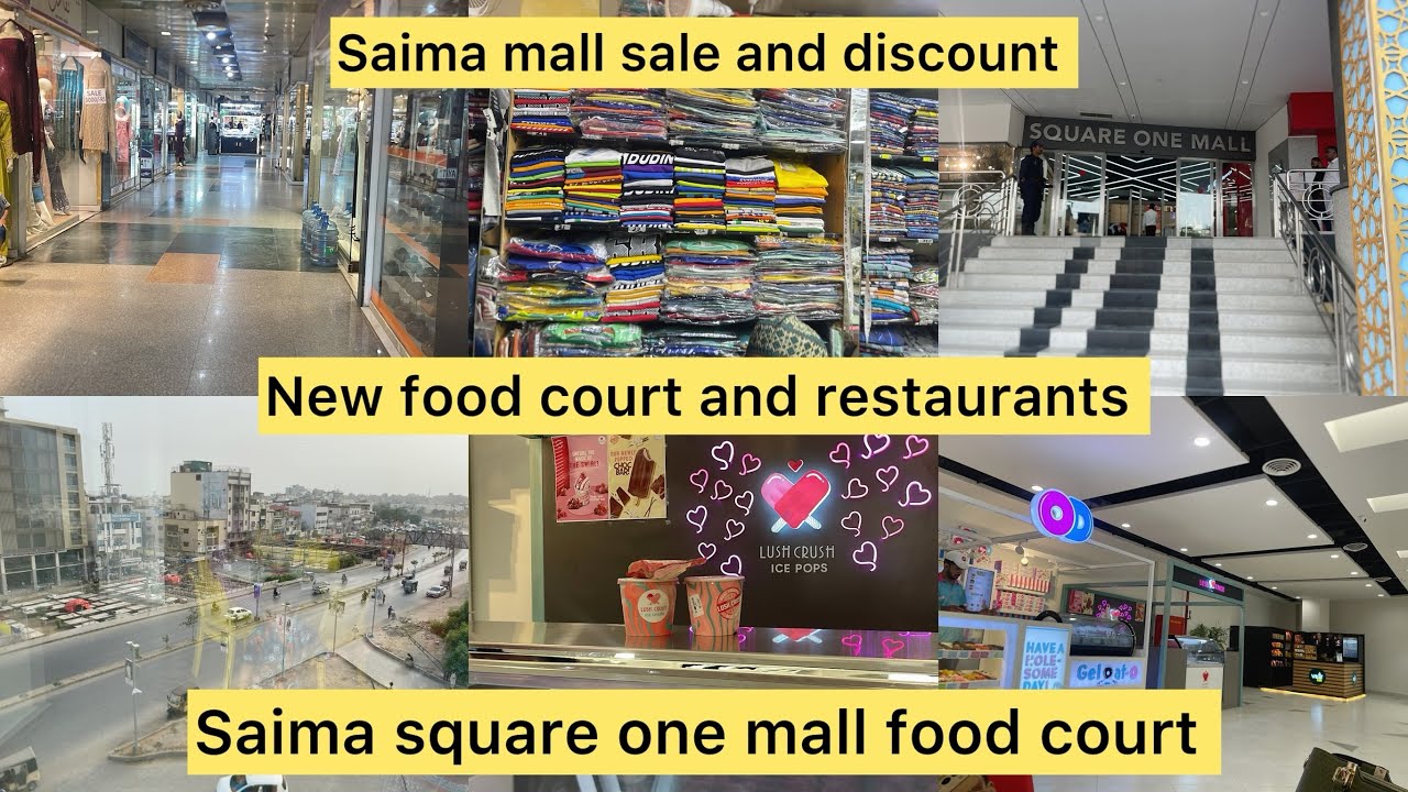 Saima square one mall/ Saima square one mall good court/ Saima mall karachi/ Saima mall Jauhar