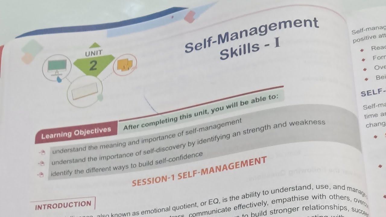 IT Unit 2-Self management Skills| Full unit explanation| 