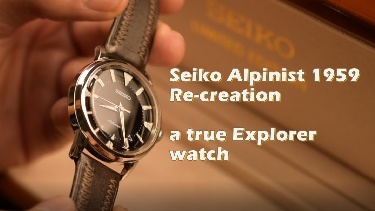 SEIKO PROSPEX The 1959 Alpinist Re-creation