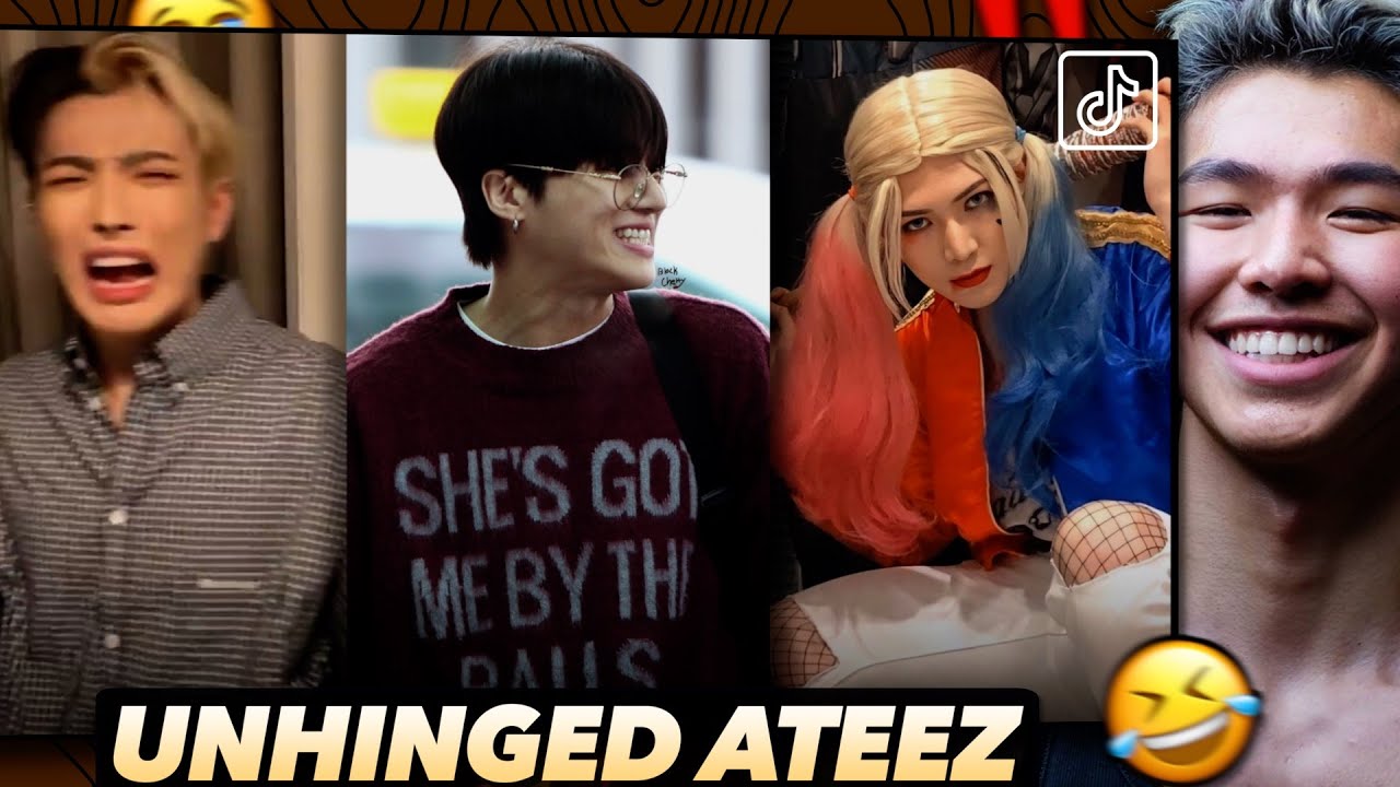 Athlete Reacts to The Most Unhinged Ateez Moments TikTok