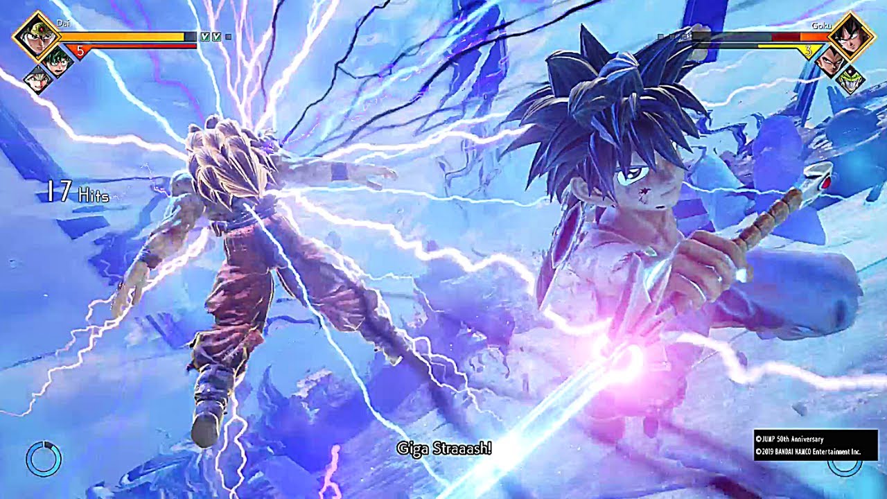 JUMP FORCE - Dai vs Goku 1vs1 Gameplay (PS4 Pro)